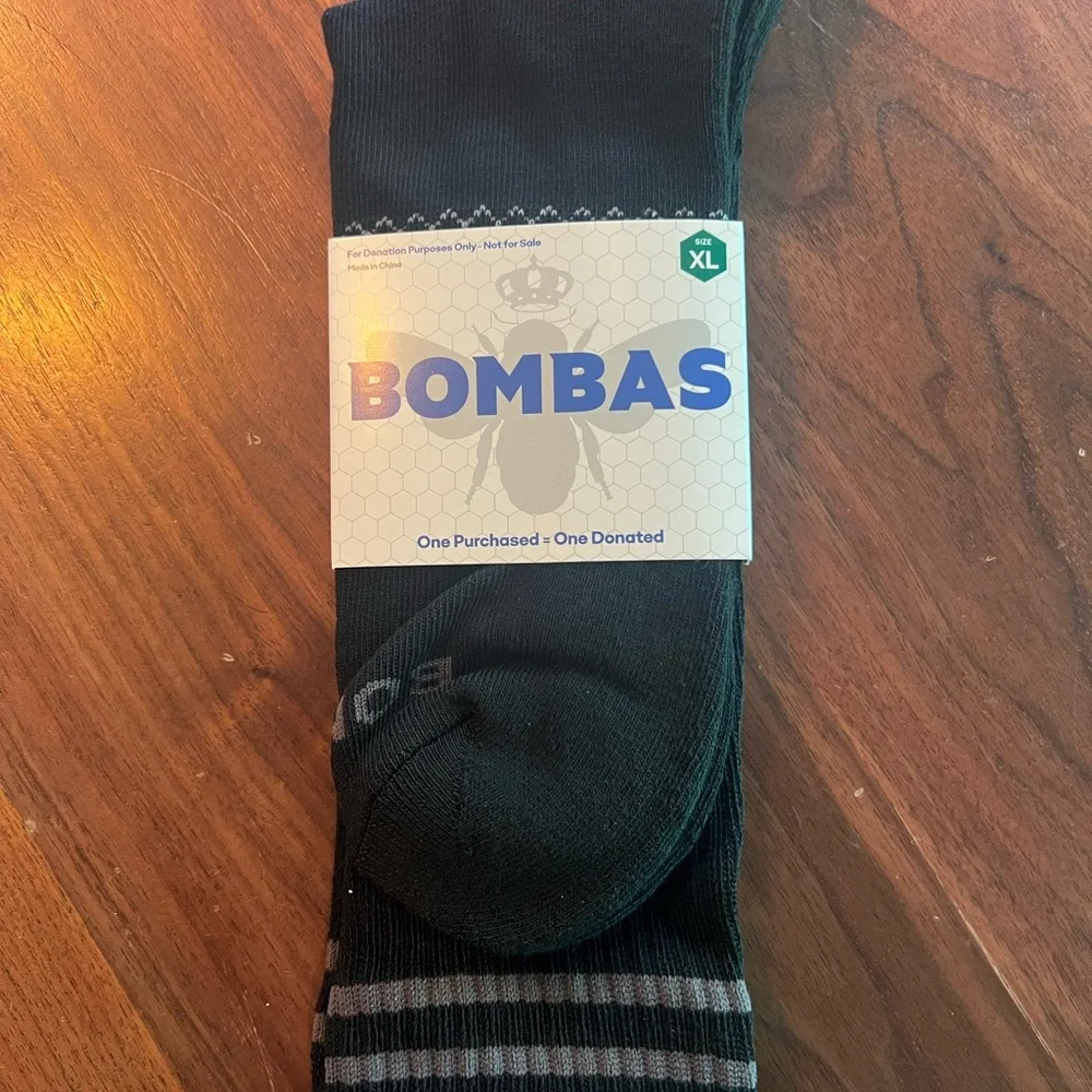 Bombas Men's Black and Gray Casual Socks - 10 PACK - Picture 2 of 3